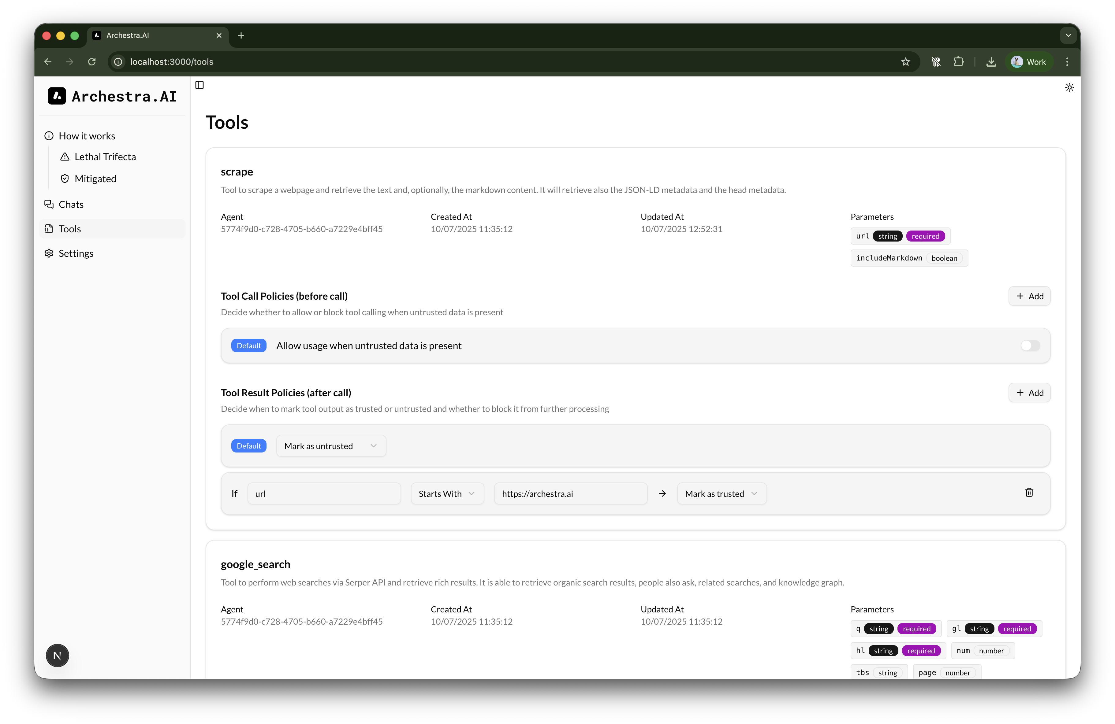 Dynamic Tools